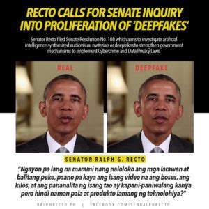pinay deepfakes|Recto seeks legal framework for ‘deep fakes’ .